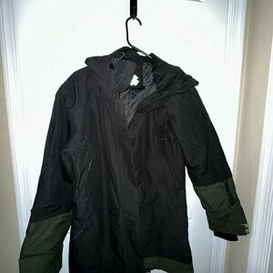 Imperial Motion Black and Green Insulated Ski Jacket